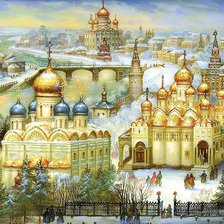 Схема вышивки «Москва»