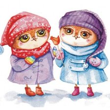 Схема вышивки «совята»