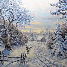 Схема вышивки «Худ. Мартынов В.В. ОКОЛИЦА»