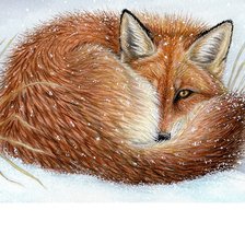 Схема вышивки «Лиса»