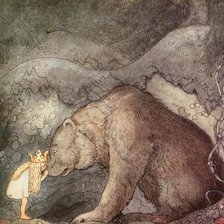 Медведь и девочка