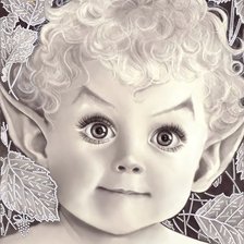 Схема вышивки «солнечный эльф»