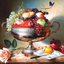 Схема вышивки «натюрморт»