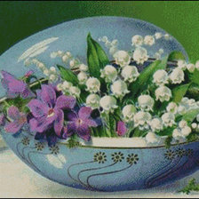 Схема вышивки «Яйцо»