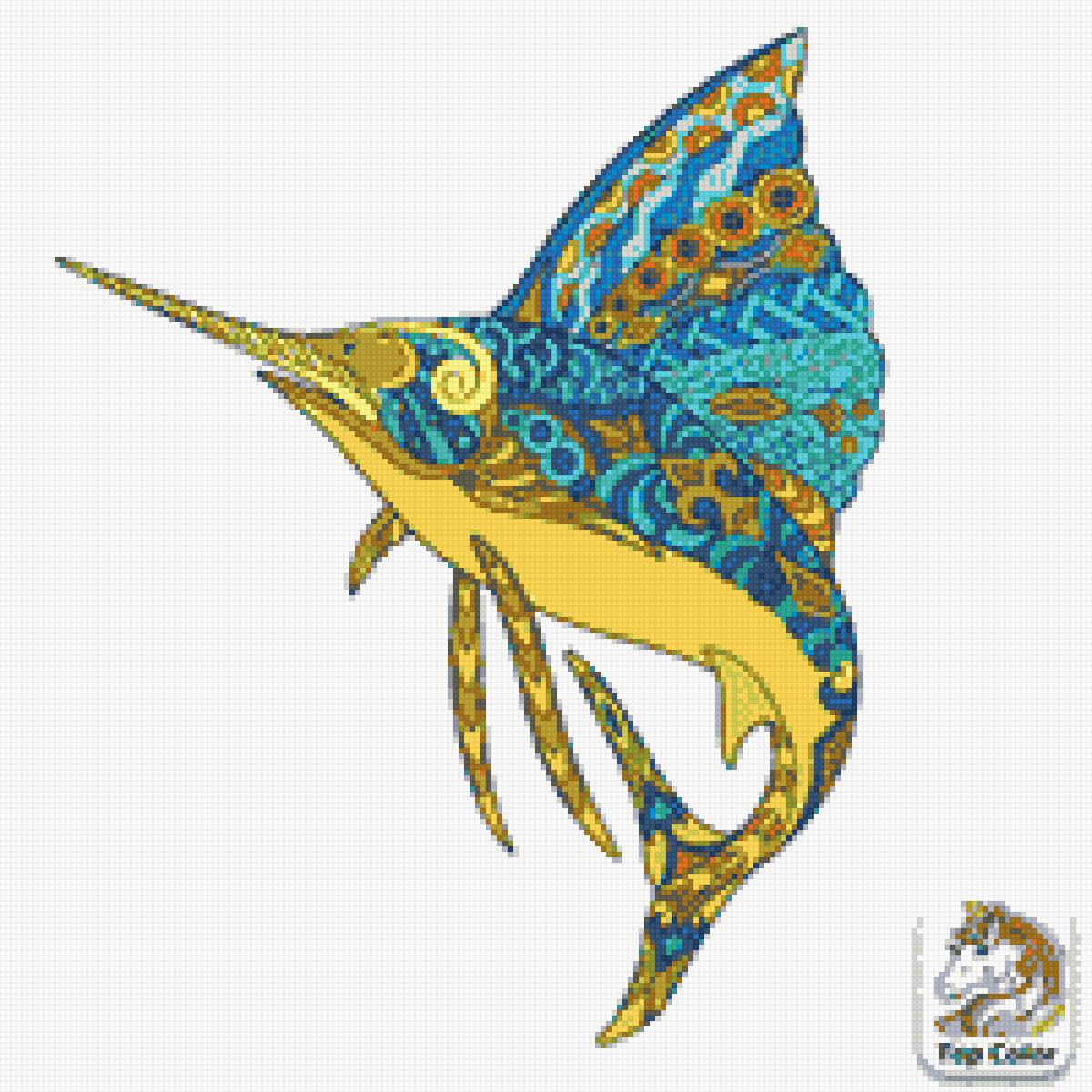 Осётр 20 цв - арт - предпросмотр