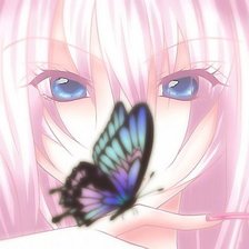 Схема вышивки «бабочка»