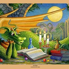 Схема вышивки «дракончик»