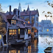 Схема вышивки «Вечером3»