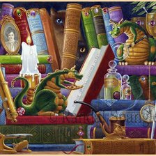 Схема вышивки «дракончик»