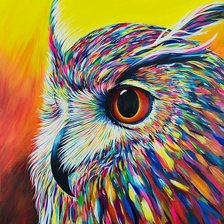 Схема вышивки «сова»