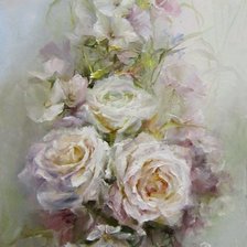 Схема вышивки «розы»