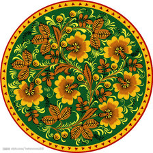 Схема вышивки «Хохлома»