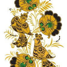 Схема вышивки «Хохлома»