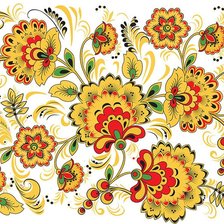 Схема вышивки «Хохлома»