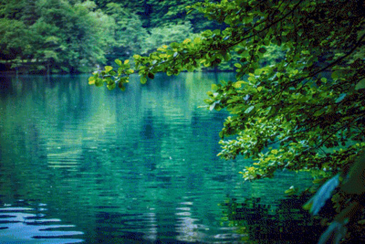 озеро - озеро, пейзаж - предпросмотр