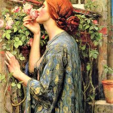 Схема вышивки «ЛЮБИТЕЛЬНИЦА РОЗ»