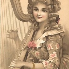 ретро девушка