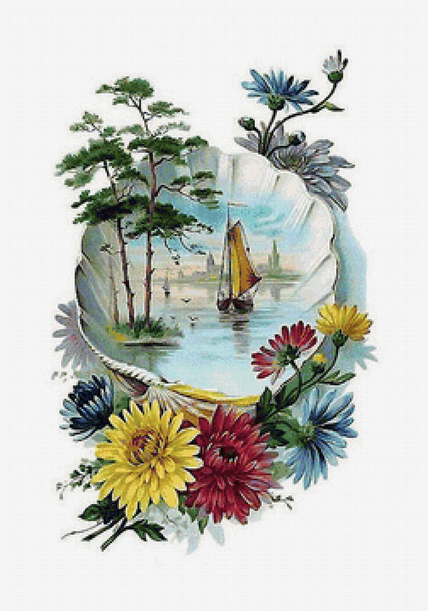 ретро открытка - открытка - предпросмотр