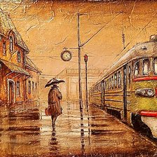 Схема вышивки «Пейзаж.»