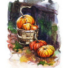 Схема вышивки «Тыквы»