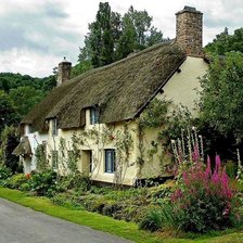 Схема вышивки «тихая английская деревня»