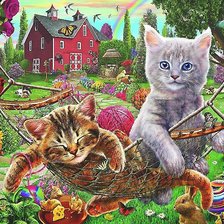 Схема вышивки «мир животных»