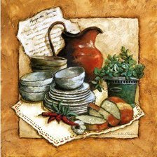 Схема вышивки «BODEGON COCINA»