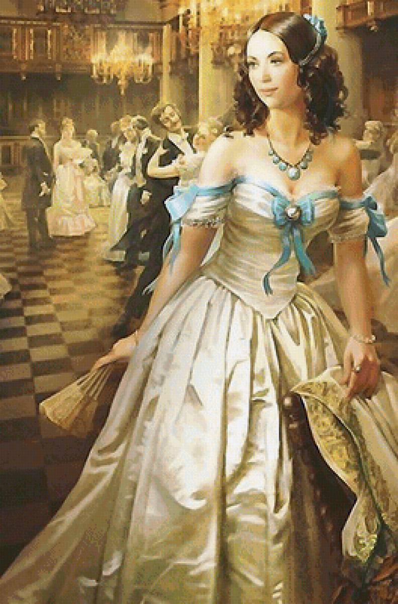 новогодний бал - картина - предпросмотр