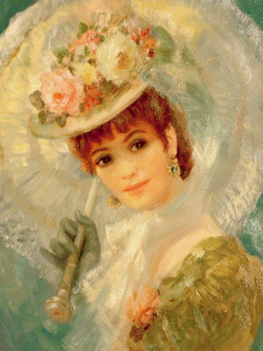 Девушка - иллюстрация, картина - предпросмотр