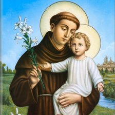 Схема вышивки «святий антоний падуанський 1»