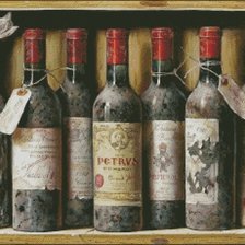 bottiglie impolverate