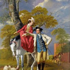 Схема вышивки «Конная прогулка»