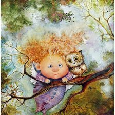 Схема вышивки «ангелочек 2»