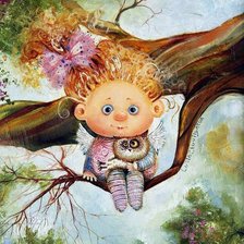 Схема вышивки «ангелочек 3»