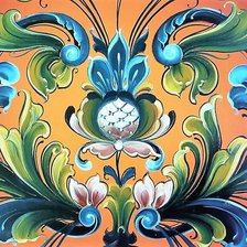 Схема вышивки «роспись по дереву 3»