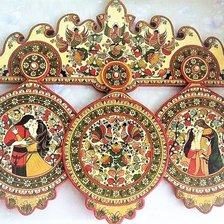 Схема вышивки «роспись по дереву 5»