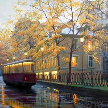 Схема вышивки «Худ. Бутырский Алексей. Осеннее свечение»