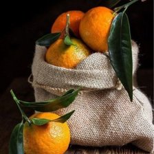 Схема вышивки «Мандарины»