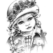 Схема вышивки «NIÑA»