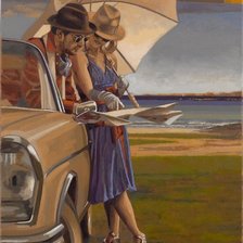 Схема вышивки «художник Перегрин Хиткот»