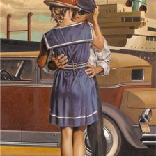 Схема вышивки «влюбленные. художник Перегрин Хиткот»