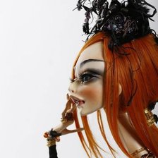 Схема вышивки «рыжая кукла2»