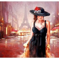 Схема вышивки «париж.»