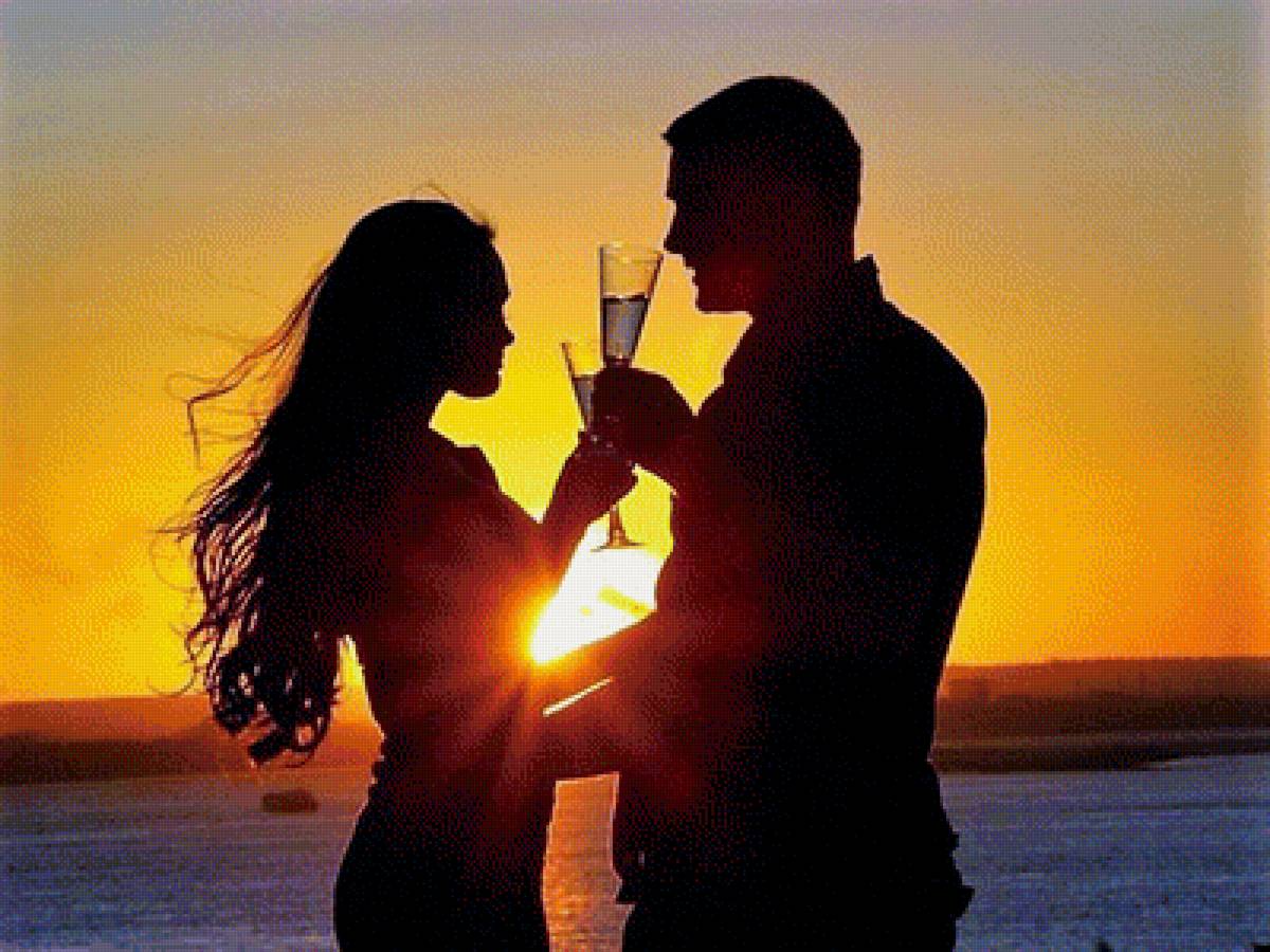 На закате - фото, люди - предпросмотр