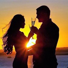 Схема вышивки «На закате»