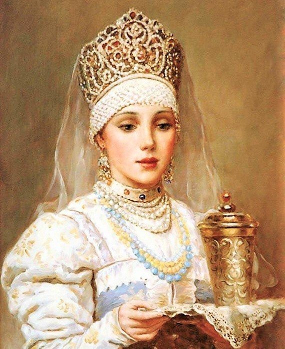 красавица - картина, люди, девушка, живопись - оригинал