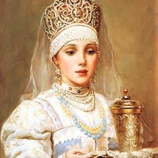 Схема вышивки «красавица»