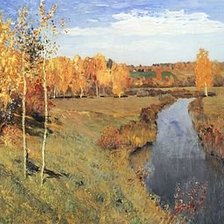 золотая осень левитан