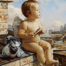 Схема вышивки «малыш»