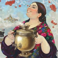 Схема вышивки «приглашение на чай»